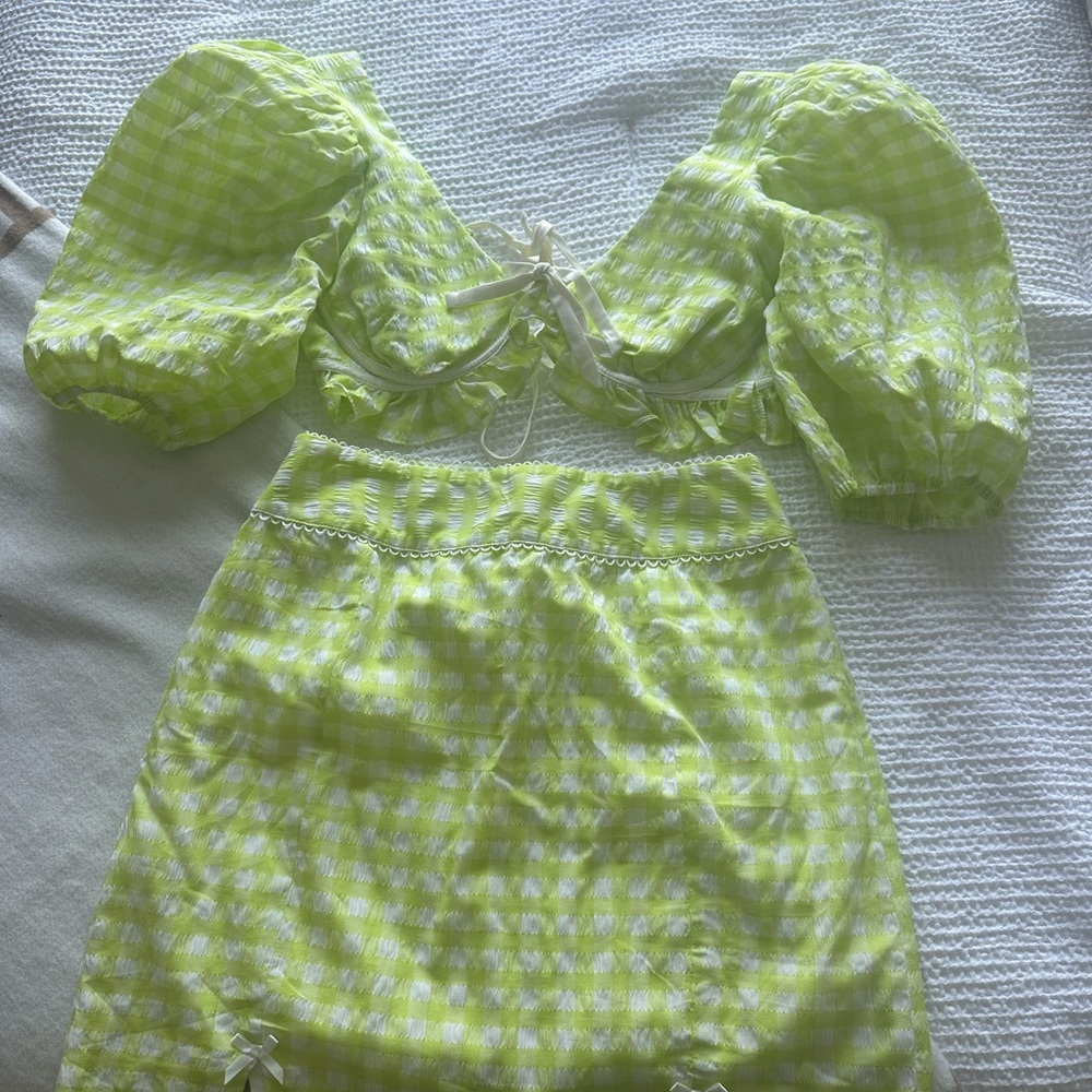 Skirt co ord set